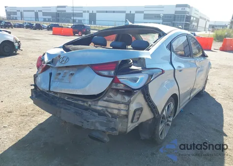 2014 Hyundai Elantra Sport z USA, uszkodzony, nr VIN KMHDH4AH8EU094792